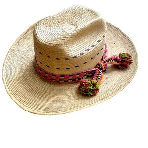 ❌ SOLD ❌ Boho Straw Cowboy Hat